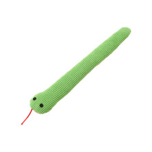 Jouet de dentition en forme de serpent vert pour chaton, Ă