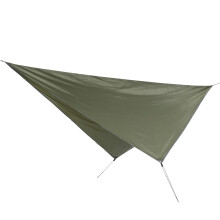Waterproof Camping Tarp 360x290cm Beach Shade Canopy Army Green