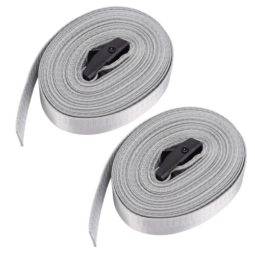 Adjustable 3m/9.8ft Ratchet Straps Durable Nylon with Buckle 2Pcs 1