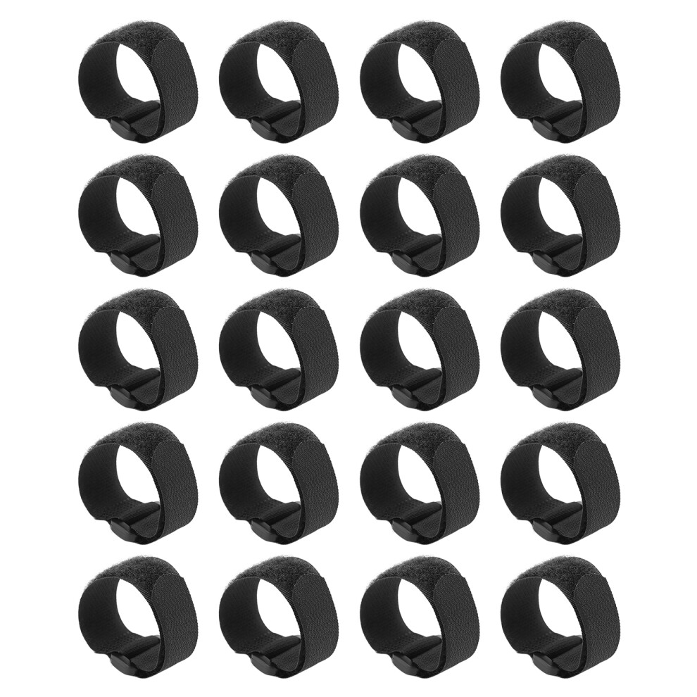 20Pcs Nylon Strap, Reusable Self-Adhesive Adjustable Cinch Straps For Securing Items, Bundling And Keeping Cords Organized And Tidy 9463374394853