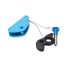 Seilklemme aus hochfester Aluminium-Magnesium-Legierung, Absturzsicherungsgerät, abnehmbare Seilklemme, verstellbare Kletterausrüstung für