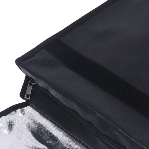 High Temp Flameproof Document Bag 38.8x28x9.3cm with Shoulder Strap 2