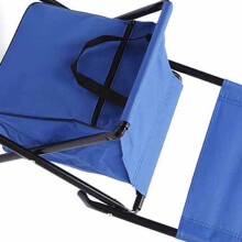 Blaue tragbare Klapp-Campingstuhl mit Tasche, leichtgewichtige 620g