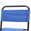 Blauer Klappstuhl mit Tasche - Tragbares Camping 12