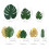 Sturdy Silk Fabric Artificial Exotic Plant-6 types 60piece 3