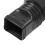 Extendable Gutter Downspout Extension 2 Soft Hose Black ABS 12