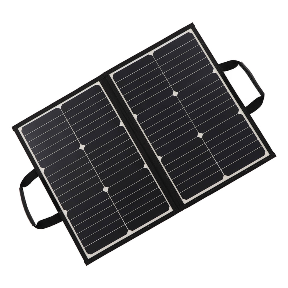 60W Portable Monocrystalline Solar Panel With Dual Usb Ports, Foldable 4961370953944