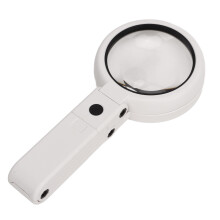 Lampe de bureau à loupe LED 11X/5X avec support, objectif principal de 75 mm