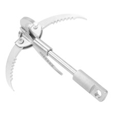 Stainless Steel 868g Folding Claw Grappling Hook for Climbing Camping