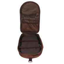 Tragbare Camping-Geschirr-Tasche aus Polyester, Gear-Organizer, Braun, 375g