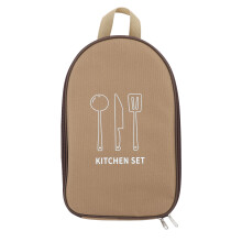 Travel Kitchen Utensils Bag, Durable And Long Lasting Organizer For Camp Cookware, Large Capacity Storage With Multiple Compartments For Hiking