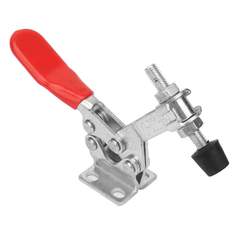 Galvanized Iron Horizontal Handle Quick Toggle Holding Clamp Adjustable Jaw For Woodworking Metalworking Tool 9189345925849