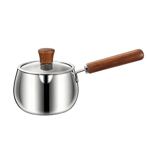 Stainless Steel Small Milk Pot Kitchen Saucepan with-14cm