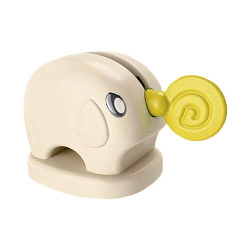 Elephant Toothpaste Squeezer Suction Cup Child Friendly-Yellow