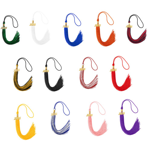 10Pcs 2026 Commemorative Graduation Tassels Artificial-White 1