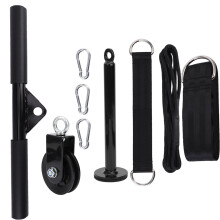 Customizable Fitness System, High-Strength Steel & Nylon Cable Equipment, Build Muscles For Travel & Home Gym