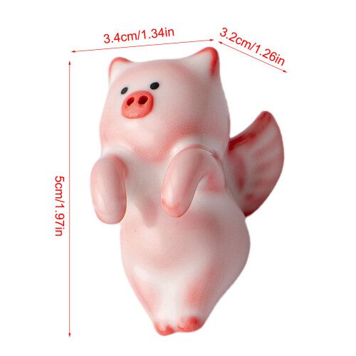 Little Pig Shape Teas Companion Sculpture Ceramic Craftsmanship 2