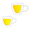 Double Walled Glass Cup with Handle For Coffee Teas And-180ml 2