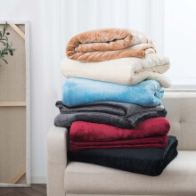 (Violet) Heated Electric Throw Over Blanket Large Warm Washable Fleece Warming Usb Winter