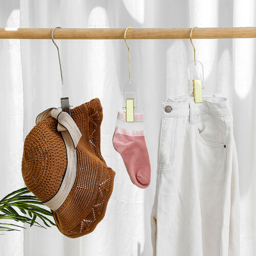 Modern Scarf Holder With Electroplated Steel Hook For-4 1