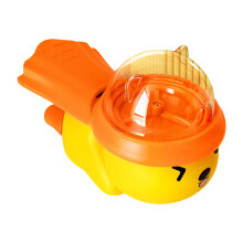Funny Cats Feeder Toy Foraging Teasing Pedal-orangeColor