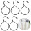 S Type Iron Hook Easy Mounting Spring Mechanism Nonslip Grip-20 5