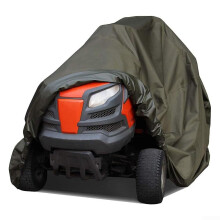 Riding Lawn Mower Cover With Adjustable Straps Weatherproof For Garden Tractors And Equipment Size L