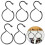 S Type Iron Hook Easy Mounting Spring Mechanism Nonslip Grip-20 6