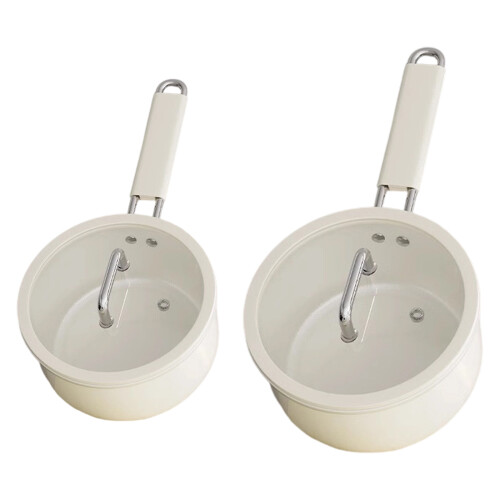 1 Set Enduring Cookware Wrought Iron Uncoated Design Heat-16cm 2