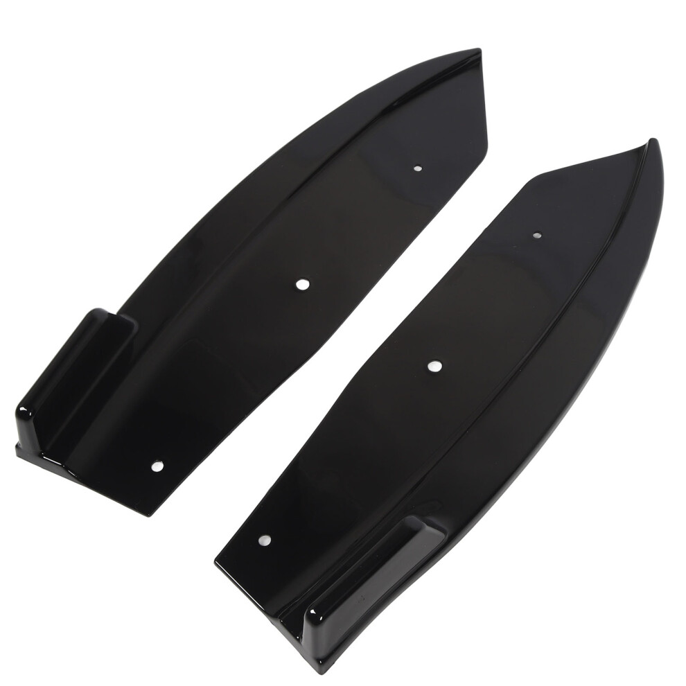 2 Pcs Glossy Rear Bumper Lip Spoiler For X4 G02 MâSport 2018-2021 Black 3791368789580