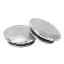 2pcs CNC Aluminum Frame Hole Plugs for CMX1100 Silver MotorcycleDustproof