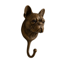 Vintaged dierenhaaksculptuur in bronzen coating-Frans gevecht