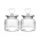 Practical Kitchens Jars 650ml Decorative Lid Clear Vertical-A 1