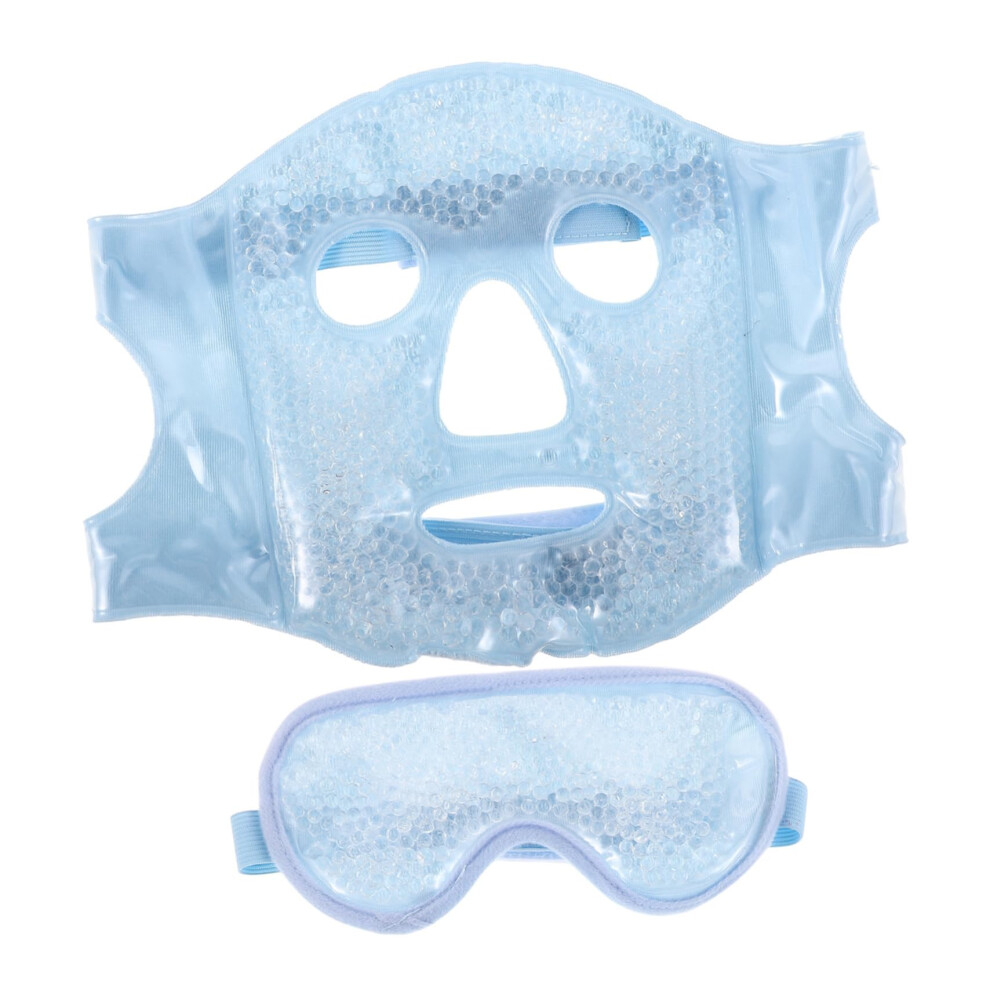 Dark Ice Eye Mask For Face: Cooling Facial Mask, Hot Cold Compress For Women And Men, Reduces Swelling, Puffy Eyes, Redness, And Circles