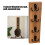 Vertical Wall Mounted Key Holder  with Hook Decorative Farmhouse 4