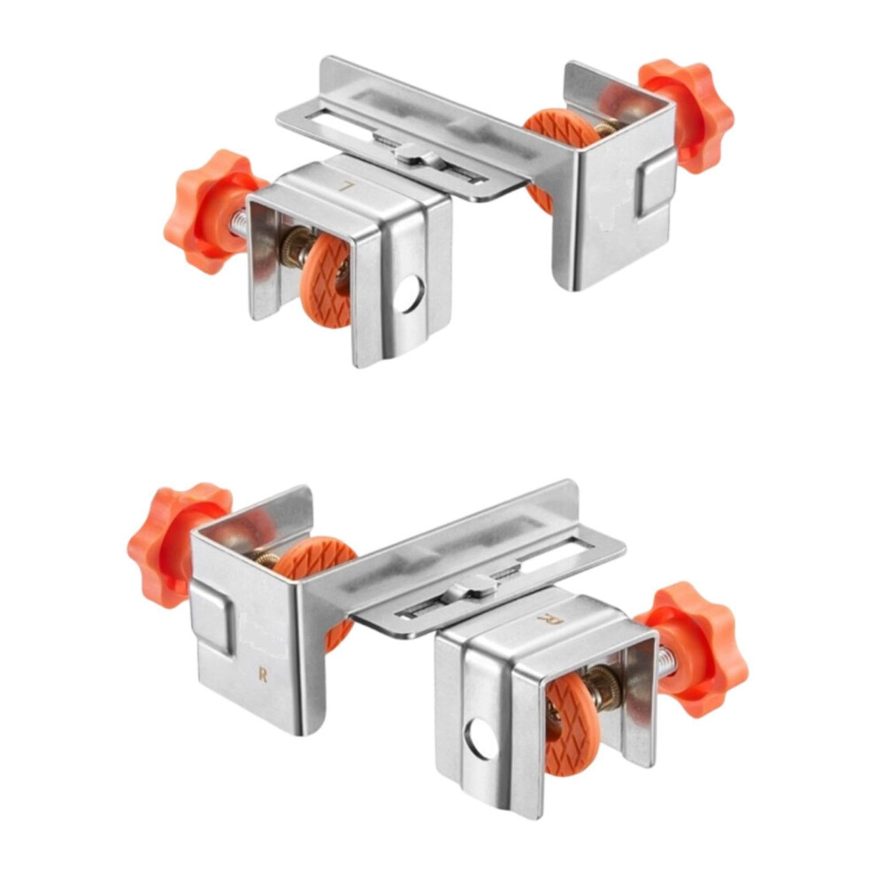 2Pcs Adjustable Drawer Fixing Clips Drawer Jig Alignment Tool For Cabinet Assembly Clamp Panel Installation 9189345926334