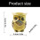 Statue de hibou, décoration de maison, Sculptures de-Blanc 3