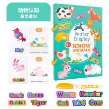 Paint Doodle Flashcard Reusable painting book to reveal water, educational activities