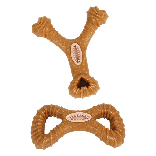 Chew Resistant Bone Shape Pet Toy For Treats-8 character boneI 1