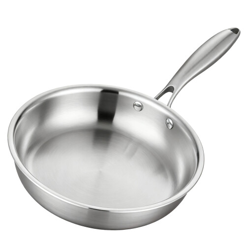 Stainless Steel Skillets Nonstick Coating Perfect For Eggs-30CM