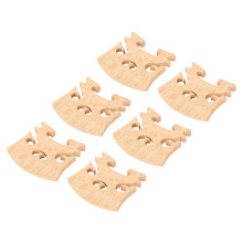 10 pezzi 4/4 piena misura bridge per violino in acero in stile barocco accessori