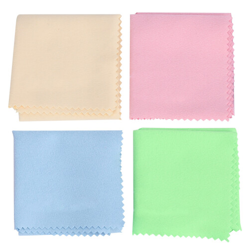 Universal Microfiber Instrument Cleaning Cloth 19.5x19.5cm, Multi Colors 1