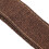 Baumwoll- und Leinen-Adjustable Ukulelengurt mit Leder-Endknopf, Kaffee 6