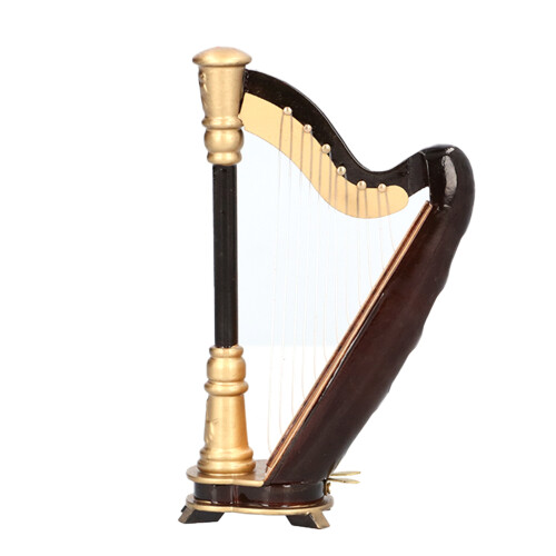Mini-Harfe Modell Musikinstrument Replik Home
