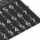 Autocollant de clavier transparent 49/54/61 touches 11
