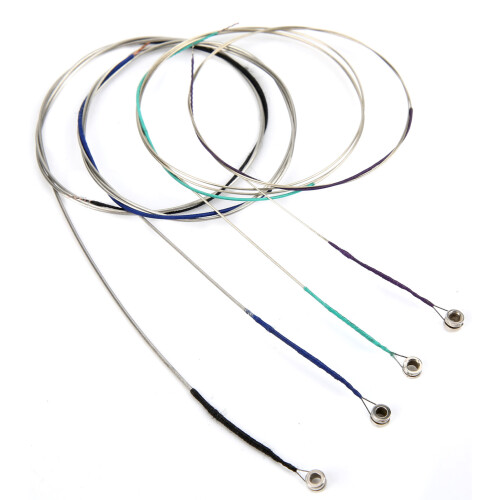 Viola Strings 4pcs Set Rust-Proof Steel Core Nickel-Plated Ends