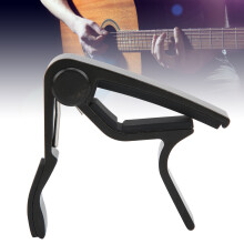 Aluminium Quick Change Capo for Guitar/Uke/Bass 78x80x48mm Black