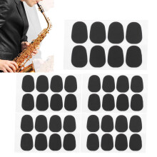Saxophone Clarinet Mouthpiece Cushions Black 0.5mm Pads 40 Count