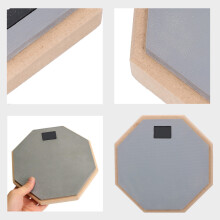 8-Zoll Dumb Drum Pad Grau Gummi-Holz Stoßdämpfend