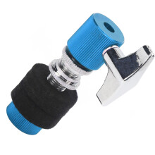 Jazz Drum HiHat Clutch Aluminum Alloy Blue Cymbal Rack Holder Playing Accessory
